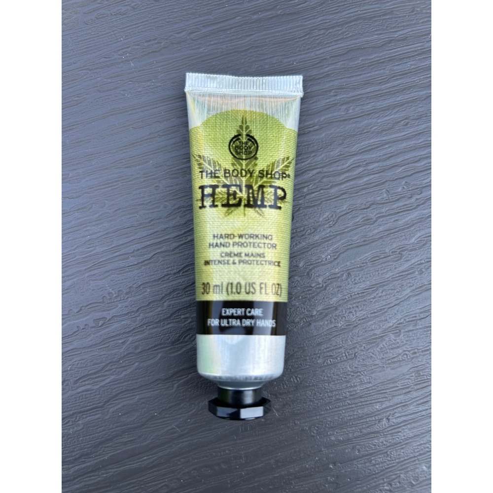 The Body Shop Hemp Hard-Working Hand Protector 30ml 1.0oz Ultra Dry Hands Cream